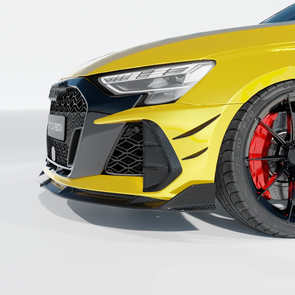 Audi RS3 8Y Facelift Front Canards - CT Design | DTC Gutachten