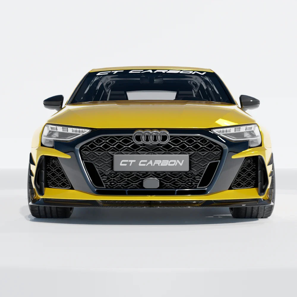 Audi RS3 8Y Facelift Front Canards - CT Design | DTC Gutachten