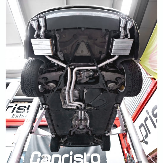 Capristo Edelstahl Klappen Sportauspuffanlage Audi, S7, C7 4G 2013