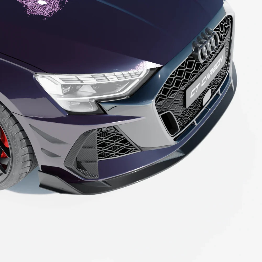 Audi RS3 8Y Facelift Front Canards - CT Design | DTC Gutachten