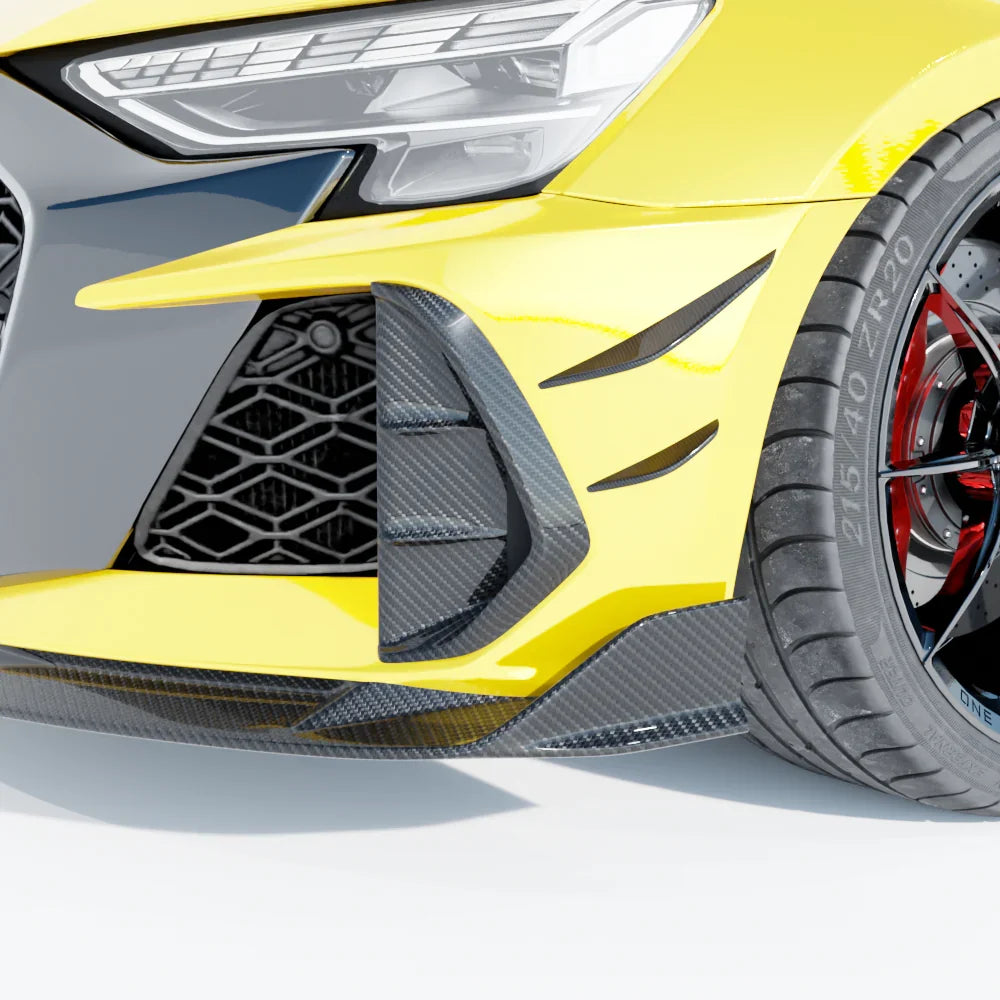 Audi RS3 8Y Facelift Front Canards - CT Design | DTC Gutachten