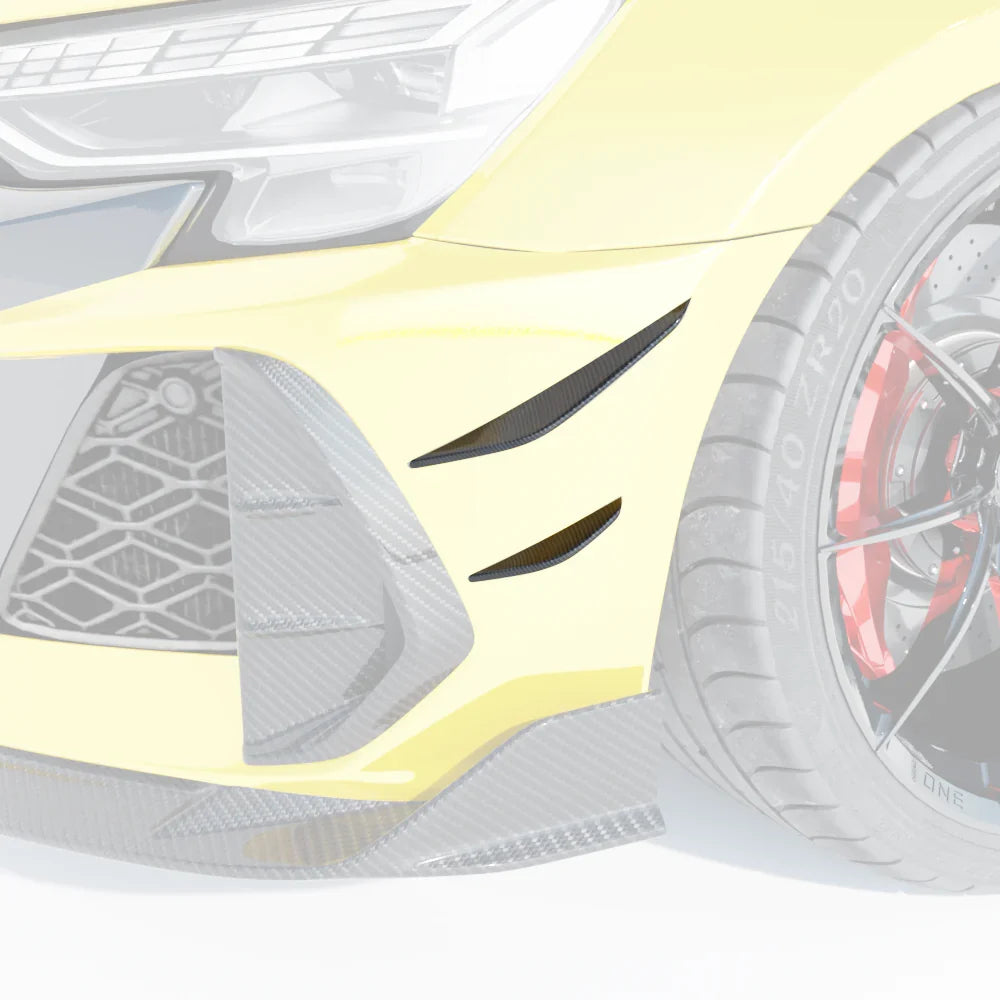 Audi RS3 8Y Facelift Front Canards - CT Design | DTC Gutachten