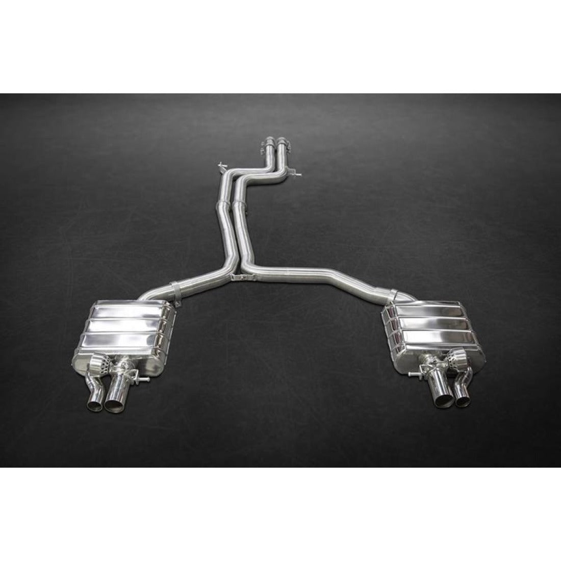 Capristo Edelstahl Klappen Sportauspuffanlage Audi S6 4G