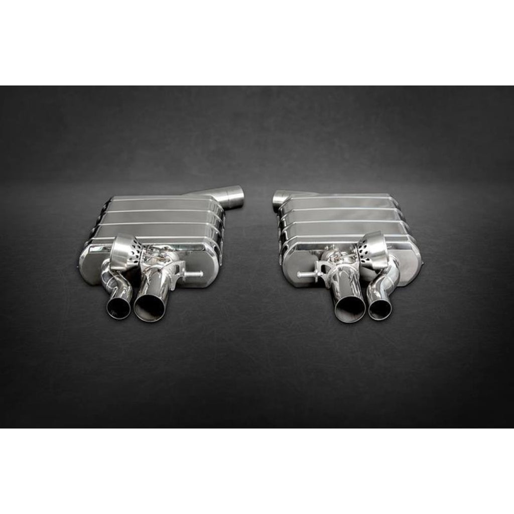 Capristo Edelstahl Klappen Sportauspuffanlage Audi S6 4G