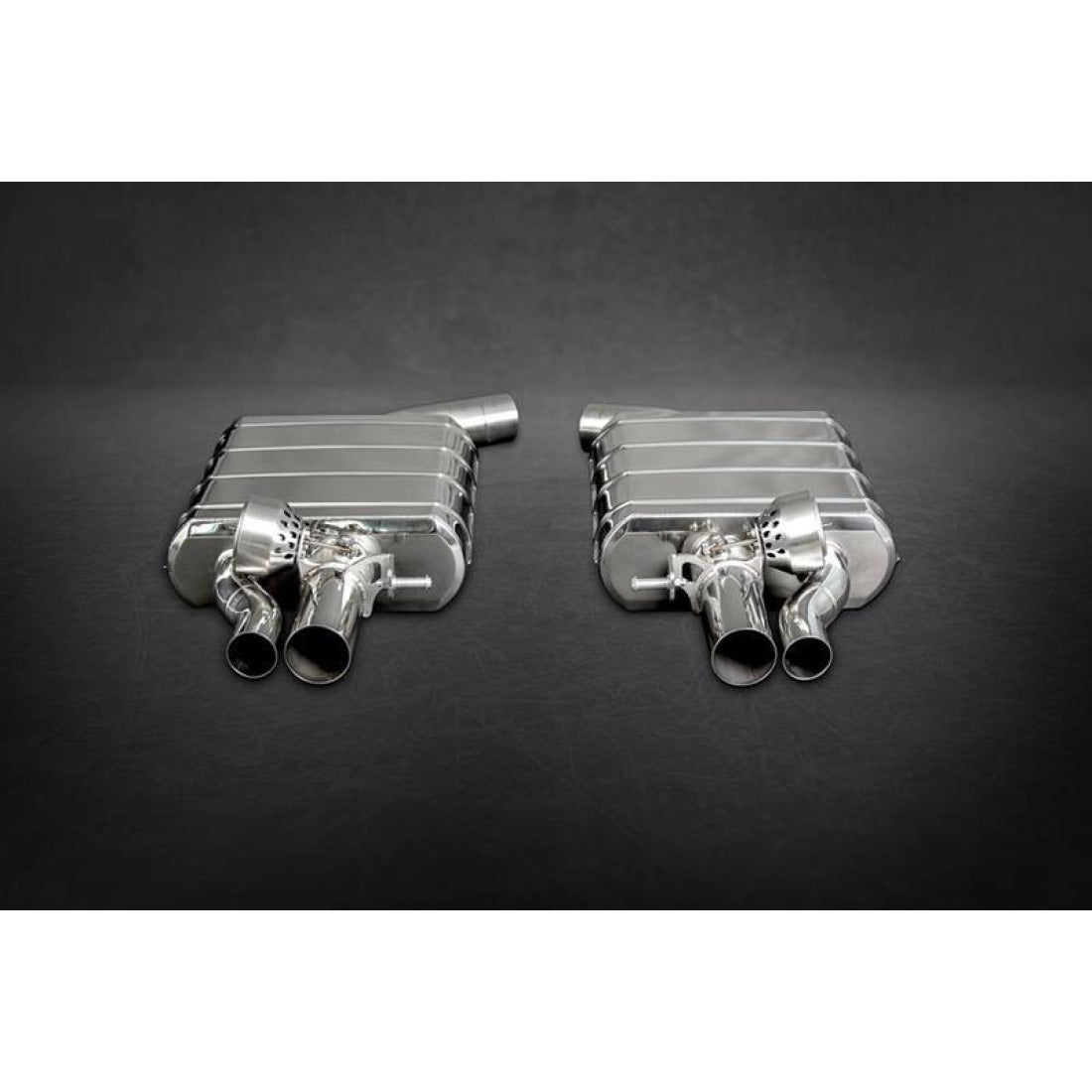 Capristo Edelstahl Klappen Sportauspuffanlage Audi S6 4G