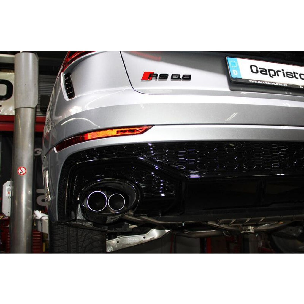Capristo Edelstahl Klappen Sportauspuffanlage Audi RS Q8 Modell passend ab Modelljahr 2018