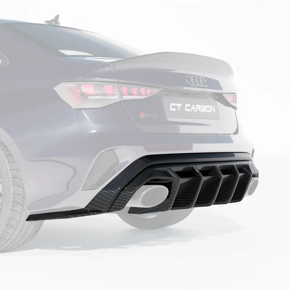 Audi RS3 8Y Sedan Facelift Heckdiffusor- CT Design