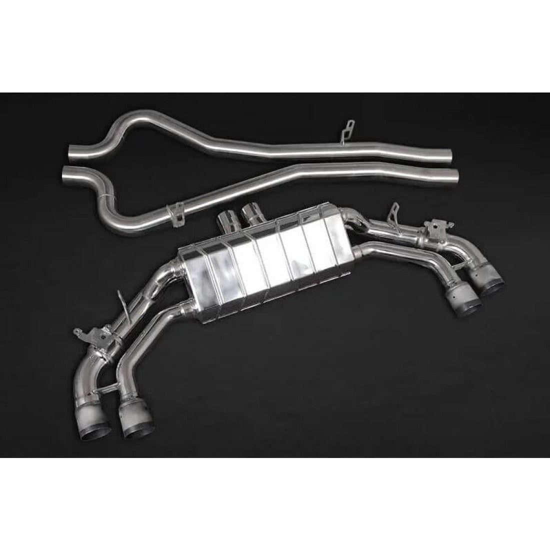 Capristo Edelstahl Klappen Sportauspuffanlage Audi TT RS 8S