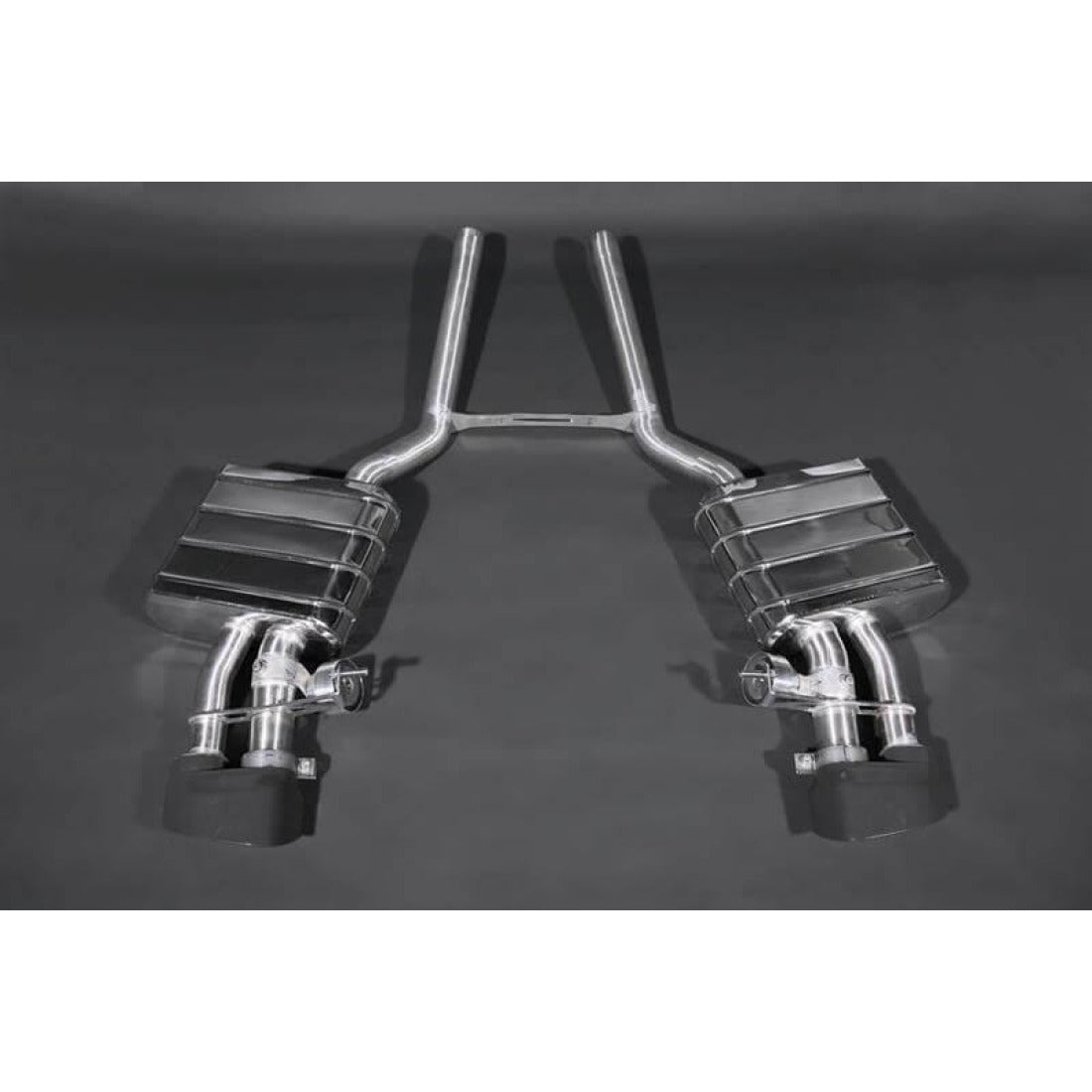 Capristo Edelstahl Klappen Sportauspuffanlage Audi RS4 B7 , Limousine / Avant / Cabriolet