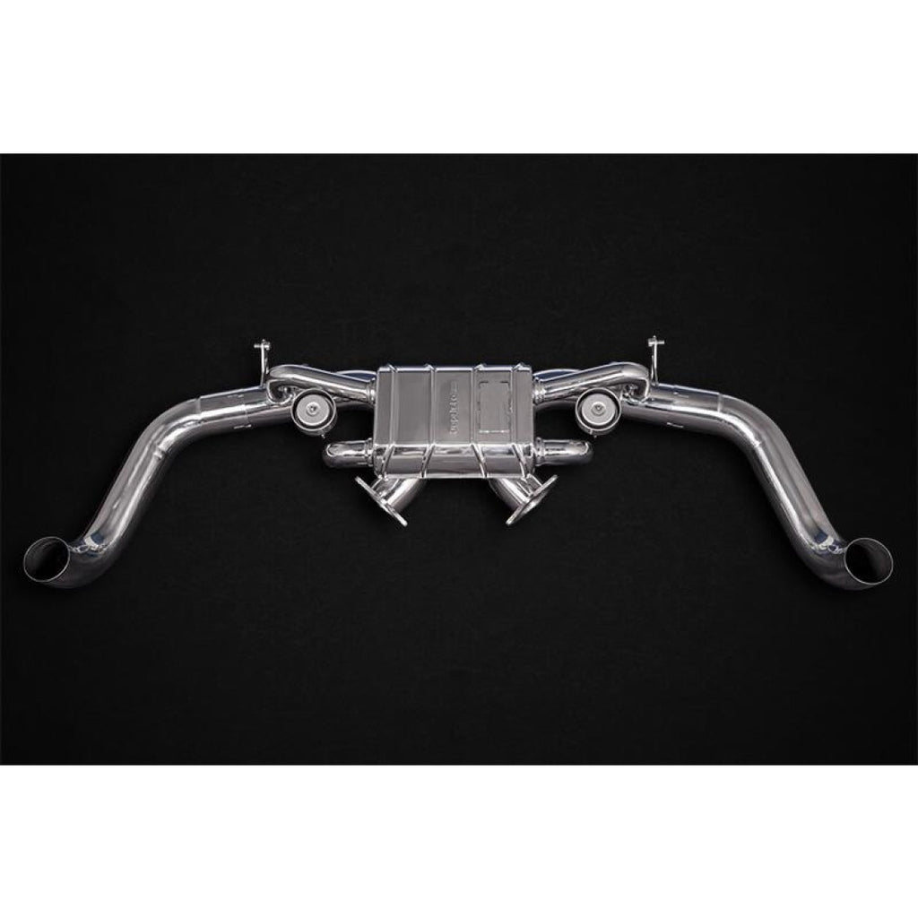 Capristo Edelstahl Klappen Sportauspuffanlage Audi R8 4S PA V10
