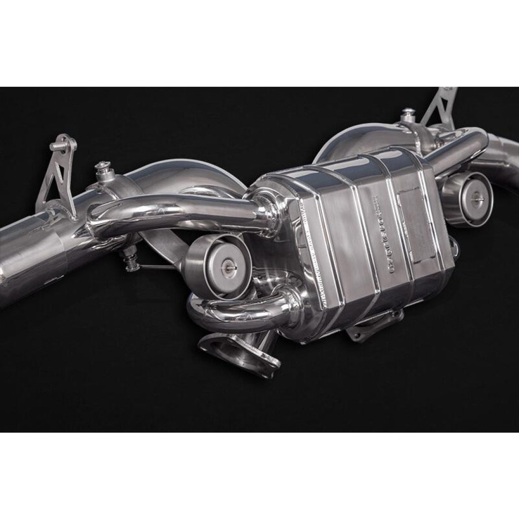 Capristo Edelstahl Klappen Sportauspuffanlage Audi R8 4S PA V10
