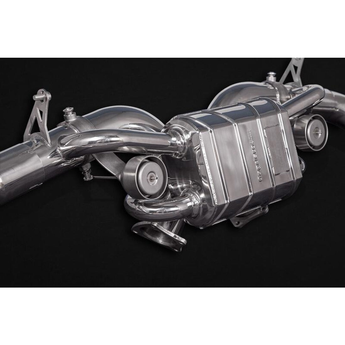 Capristo Edelstahl Klappen Sportauspuffanlage Audi R8 4S PA V10