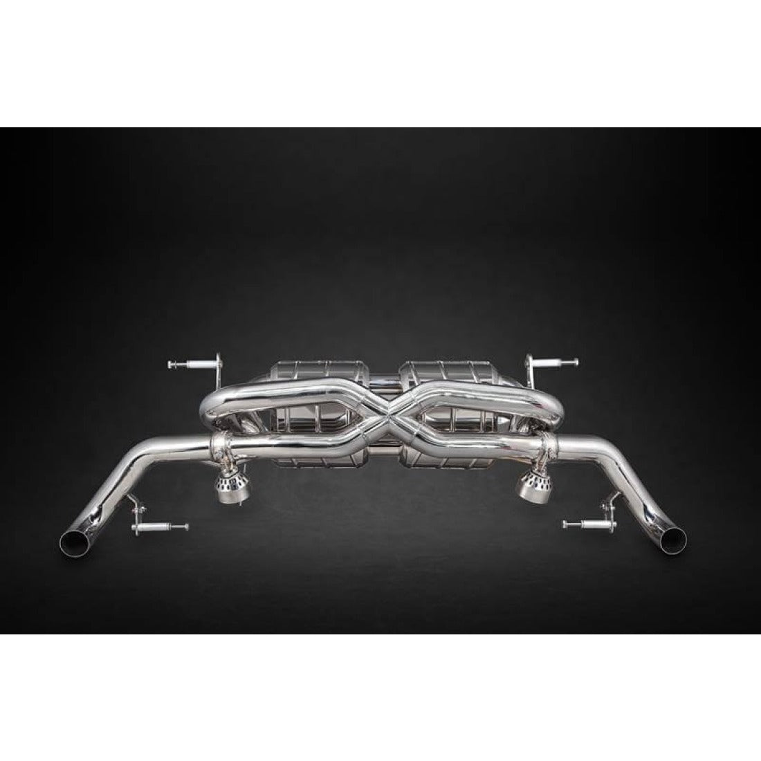 Capristo Edelstahl Klappen Sportauspuffanlage Audi R8 Facelift , GT V10,V8