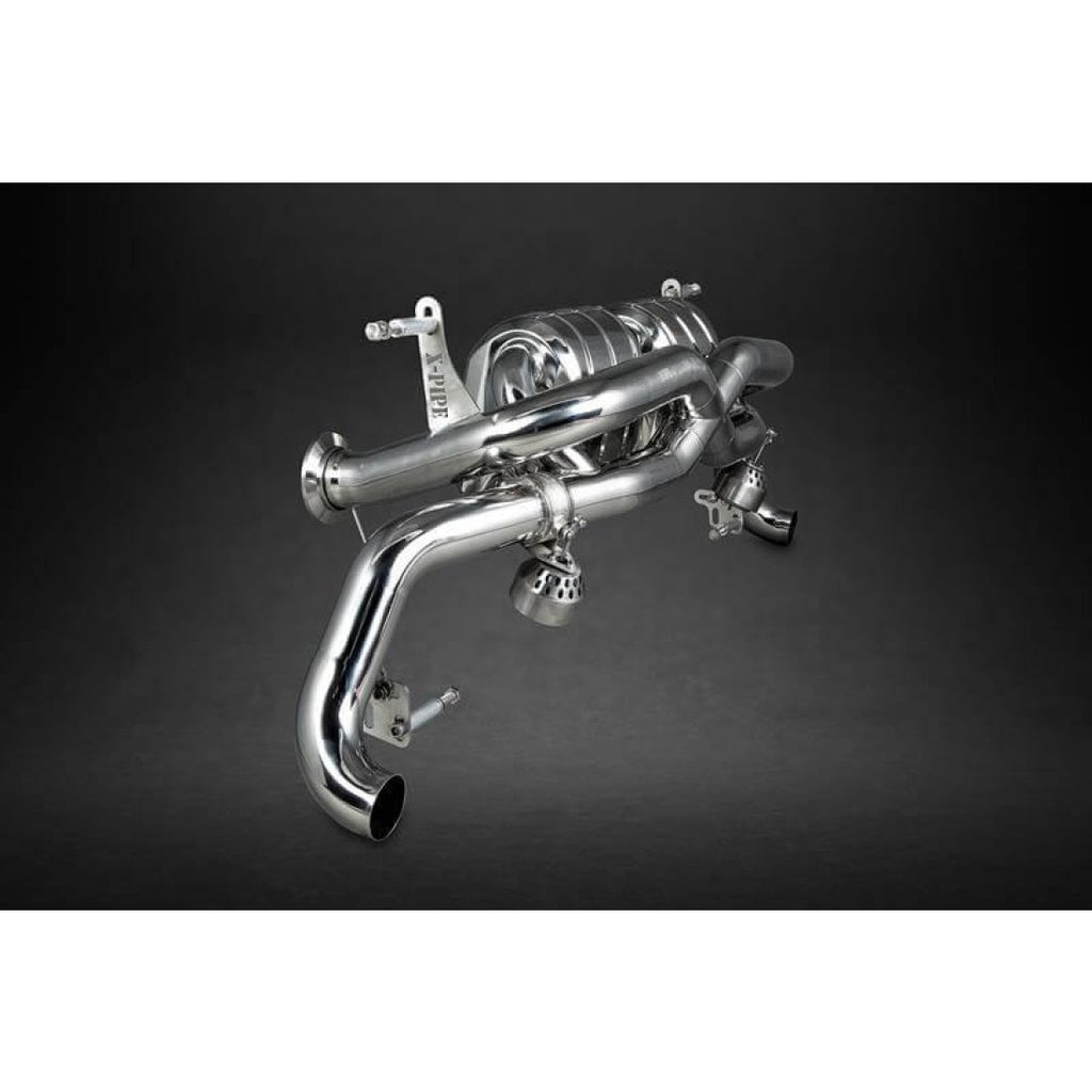 Capristo Edelstahl Klappen Sportauspuffanlage Audi R8 Facelift , GT V10,V8