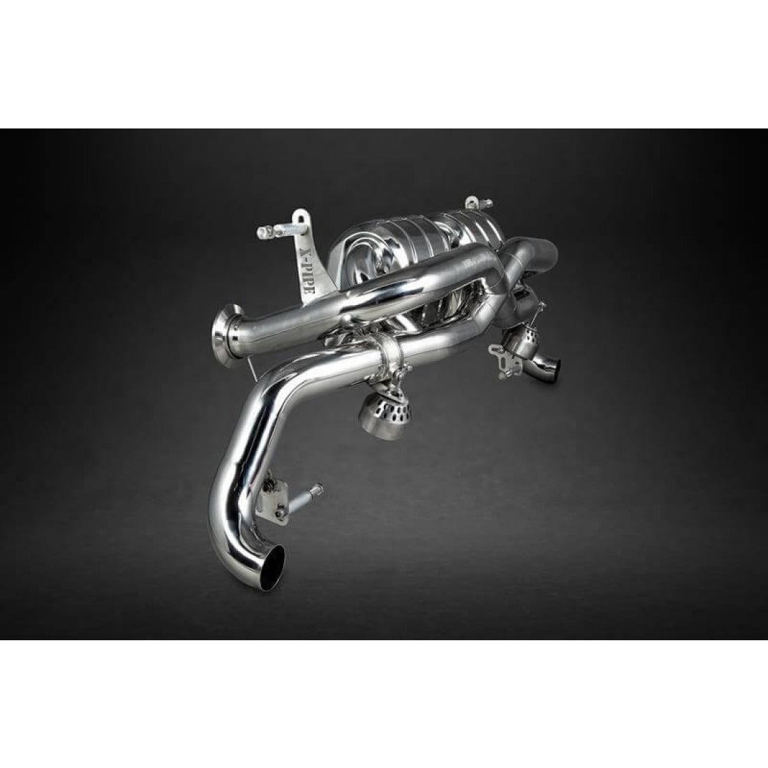 Capristo Edelstahl Klappen Sportauspuffanlage Audi R8 Facelift , GT V10,V8