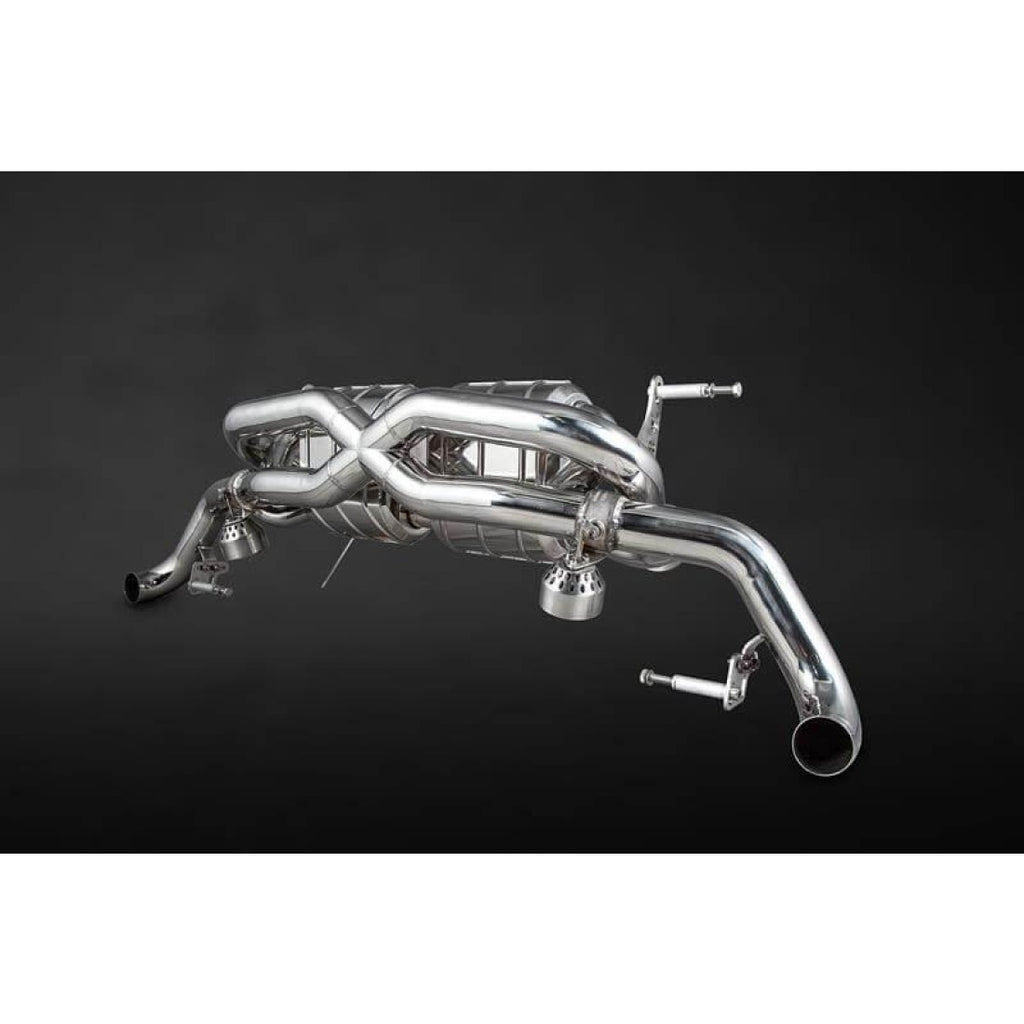 Capristo Edelstahl Klappen Sportauspuffanlage Audi R8 Facelift , GT V10,V8