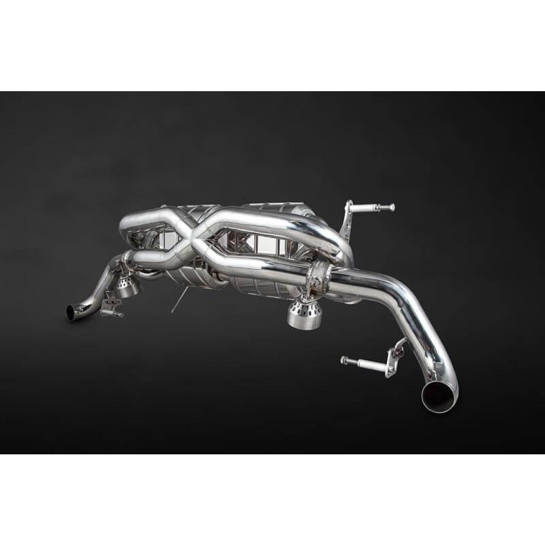 Capristo Edelstahl Klappen Sportauspuffanlage Audi R8 Facelift , GT V10,V8