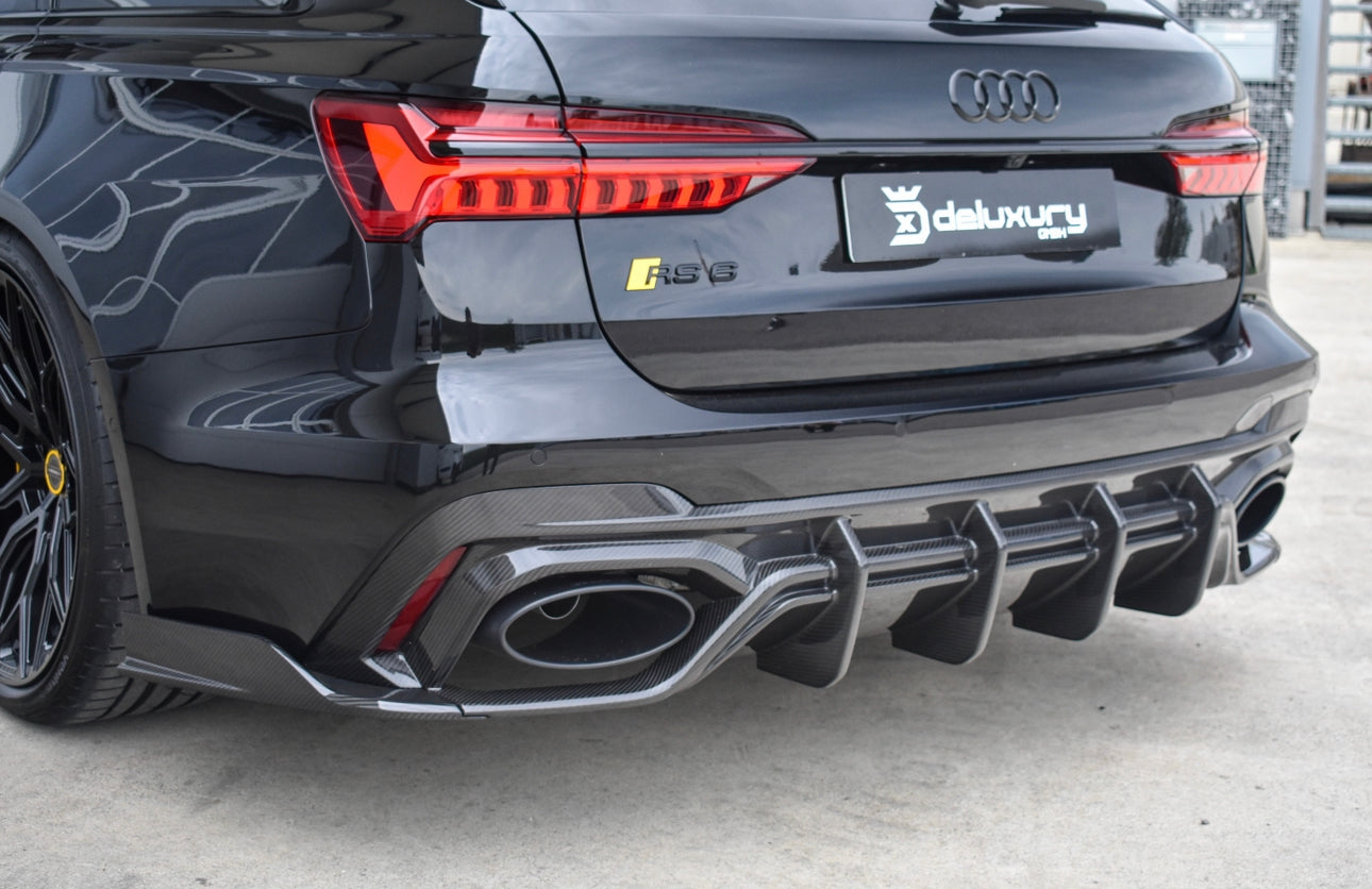 AUDI RS6 C8 Carbon Heckdiffusor - CT Design