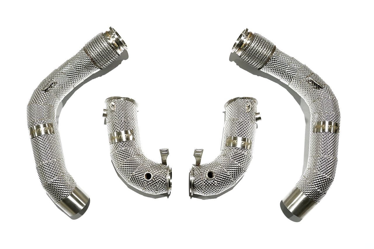 Aulitzky Exhaust | Downpipe 3" (76mm) | passend für BMW M5/M8 (F90/F91/F92/F93) S63