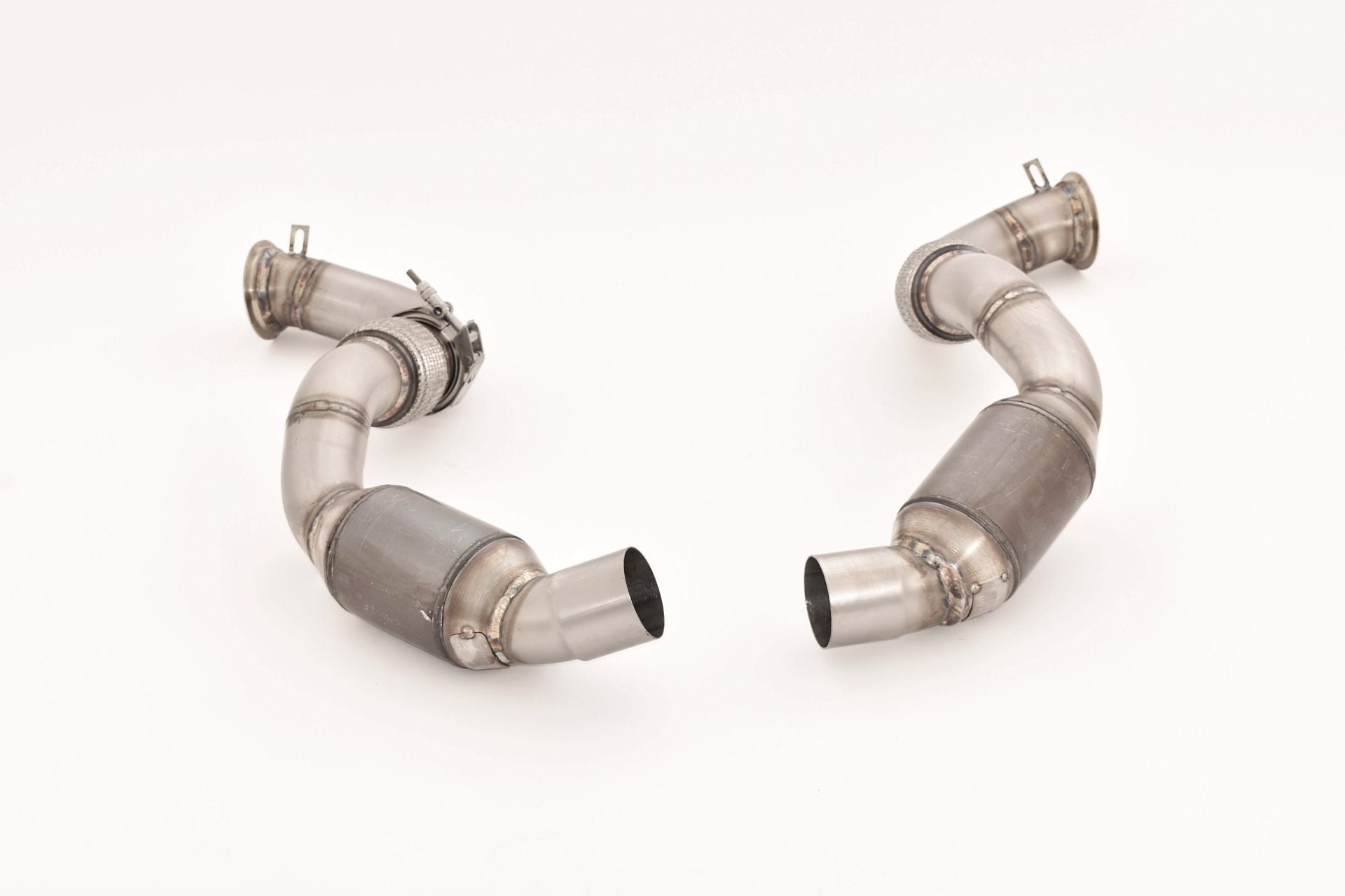 Aulitzky Exhaust | Downpipe 3" (76mm) mit Sport-Kat | passend für BMW M5 (F90) 600PS S63