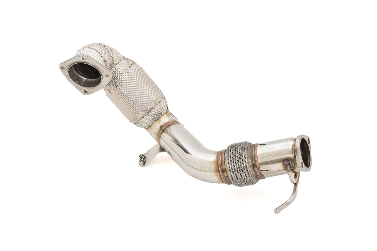 Aulitzky Exhaust | ECE Downpipe 3,54" (90mm) mit Sport-Kat | passend für Hyundai i30 N/ Performance (PD) nonOPF 250/275PS