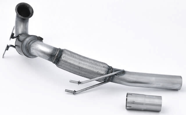 Aulitzky Exhaust | ECE Downpipe 3" (76mm) mit Sport-Kat | passend für Seat Leon ST (5F8) Cupra 265/280/290/300