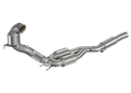 Aulitzky Exhaust | ECE Downpipe mit Sport-Kat | passend für VAG 2.0 T(F)SI EA888 Gen.4 AWD OPF | Golf 8 R | A3/S3 8Y | Ateca/Formentor etc.