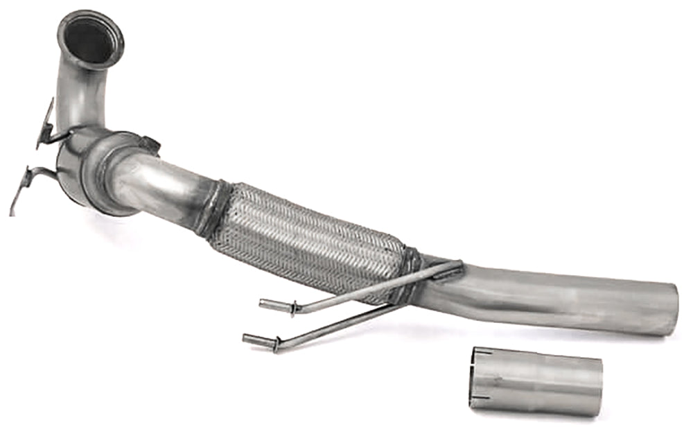 Aulitzky Exhaust | ECE Downpipe 3" (76mm) mit Sport-Kat | passend für VW Golf 7 GTI/CS/Performance