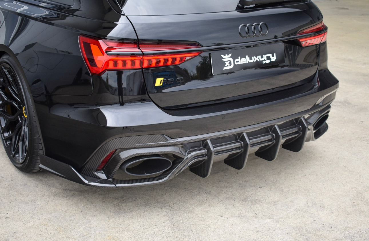 AUDI RS6 C8 Carbon Heckdiffusor - CT Design