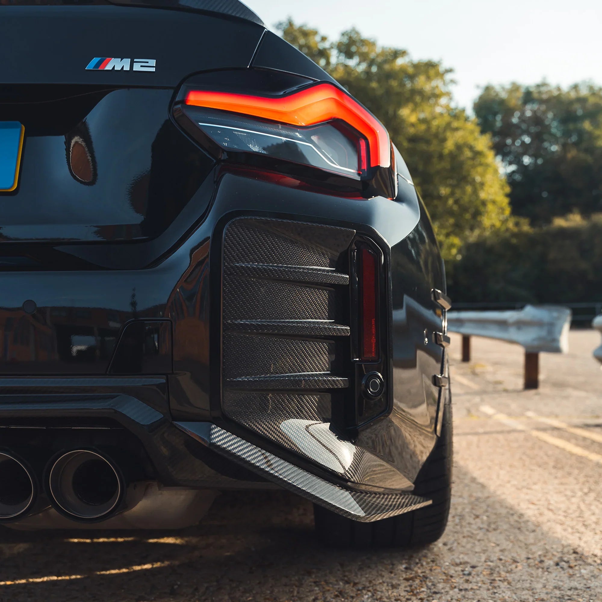 BMW M2 G87 Heck Side Splitters - CT Carbon
