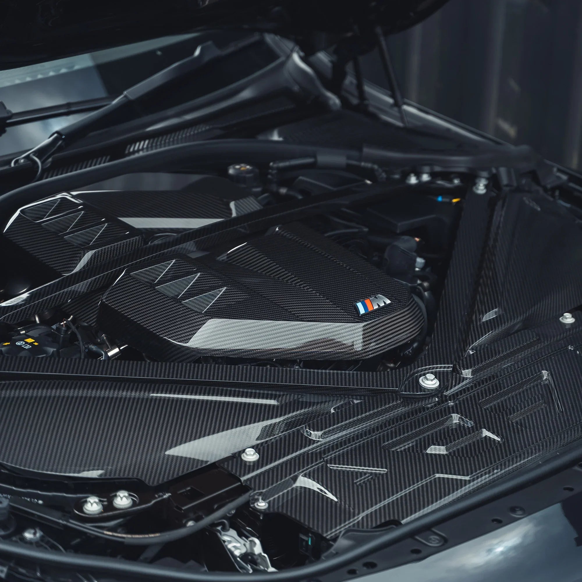 BMW M2/M3/M4 G8x Motorabdeckungen Carbon V2 - CT Design