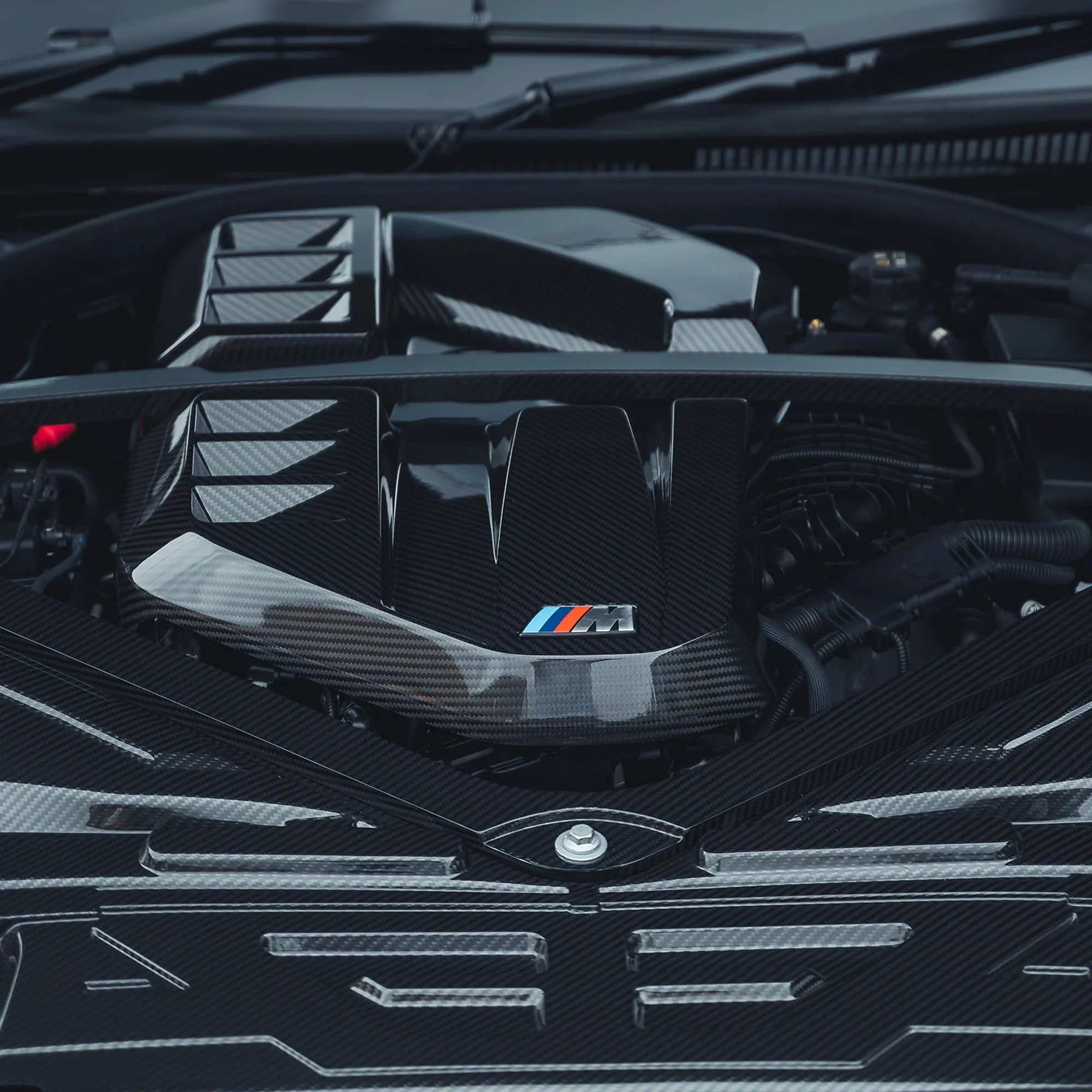 BMW M2/M3/M4 G8x Motorabdeckungen Carbon V2 - CT Design