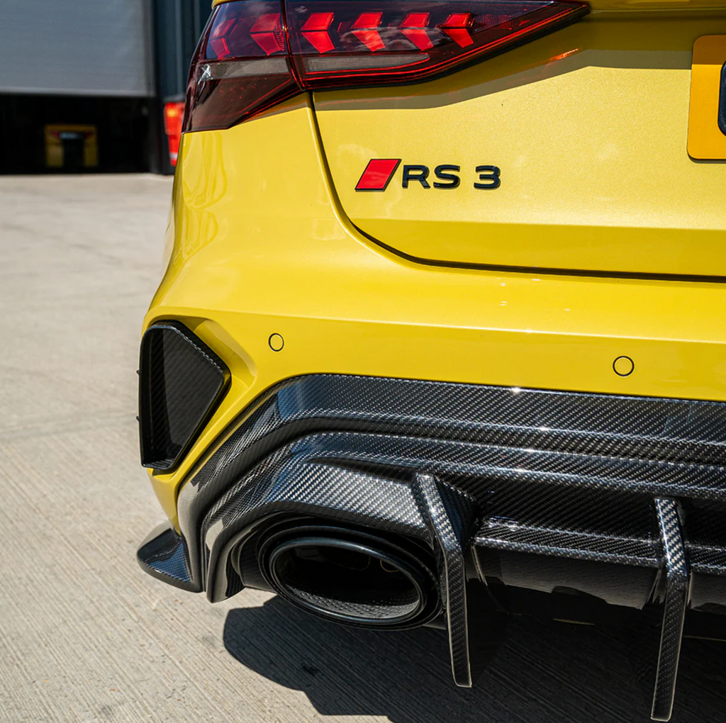 Audi RS3 8Y Facelift Reflector Carbon Abdeckung - CT Design