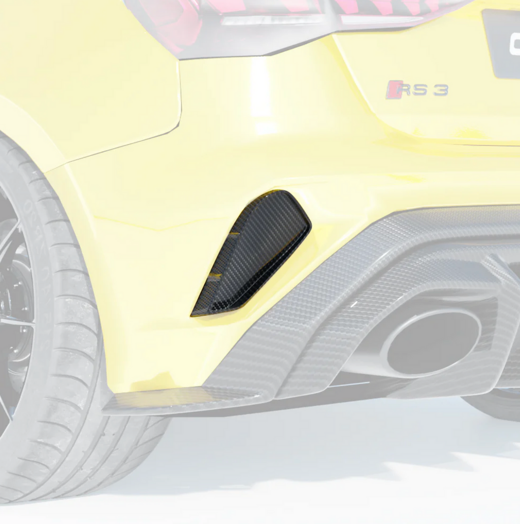 Audi RS3 8Y Facelift Reflector Carbon Abdeckung - CT Design