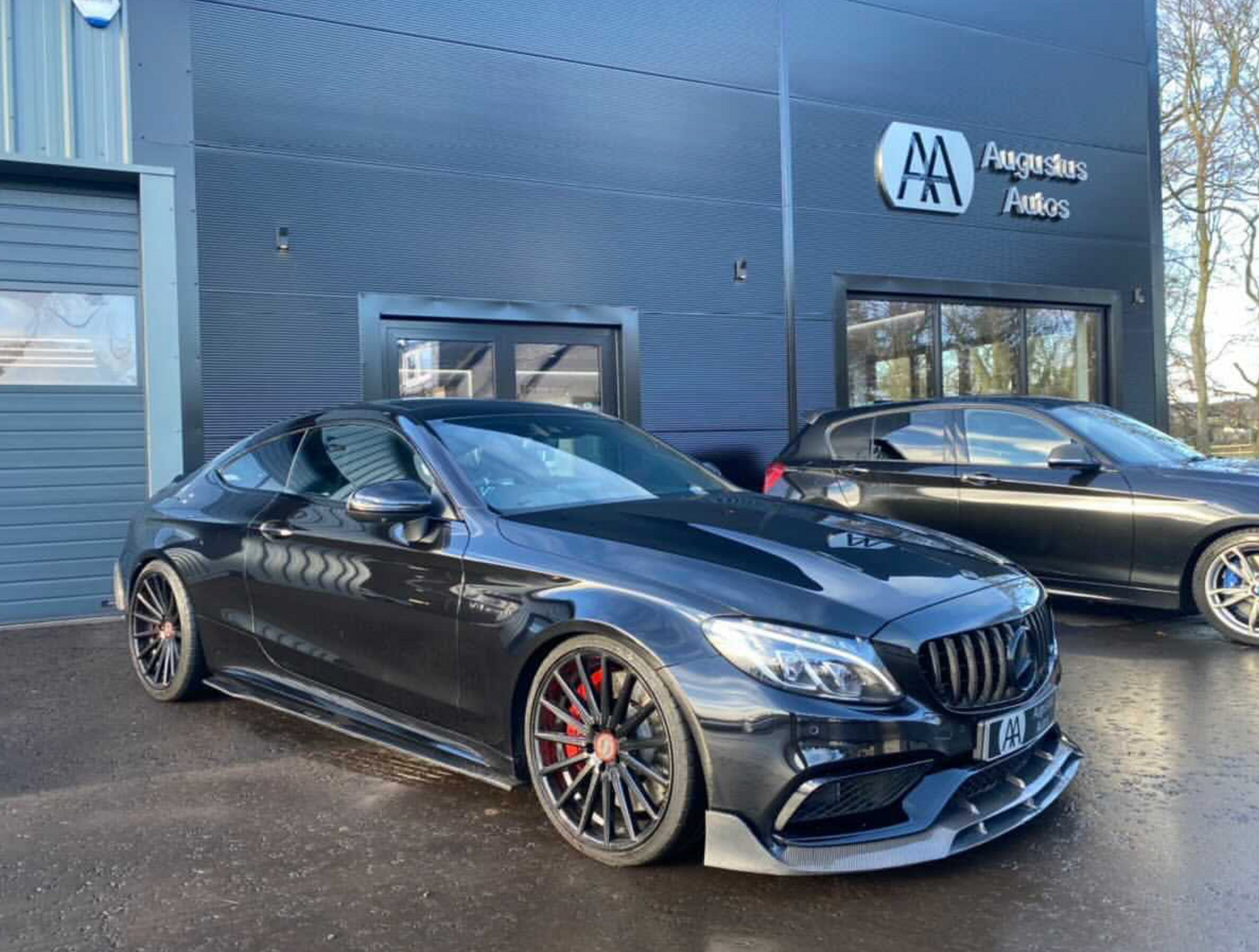 Mercedes C63 W205 Coupe Carbon Kit - B Style