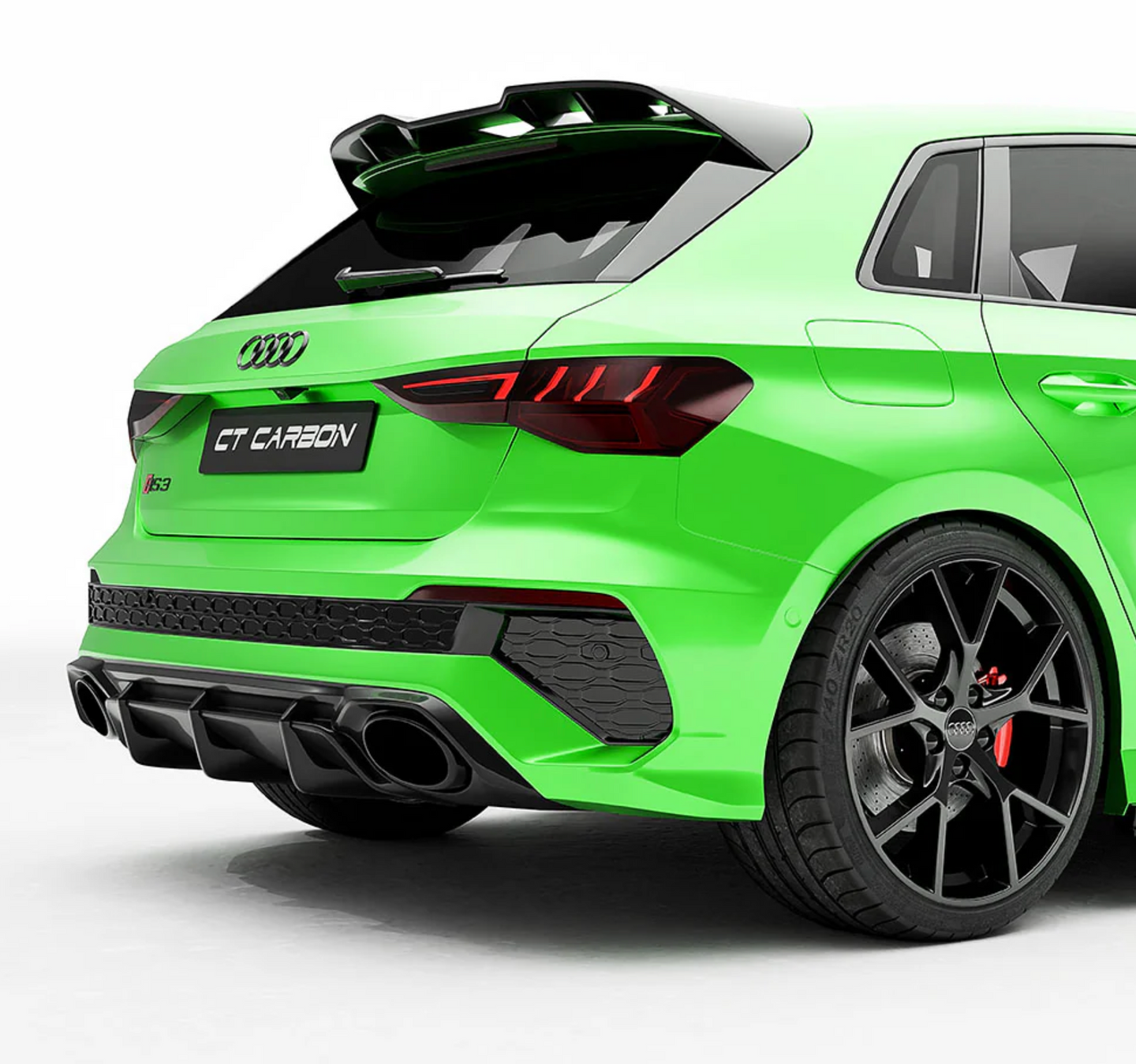 Audi RS3 8Y Carbon Heckdiffusor V2 - CT Design