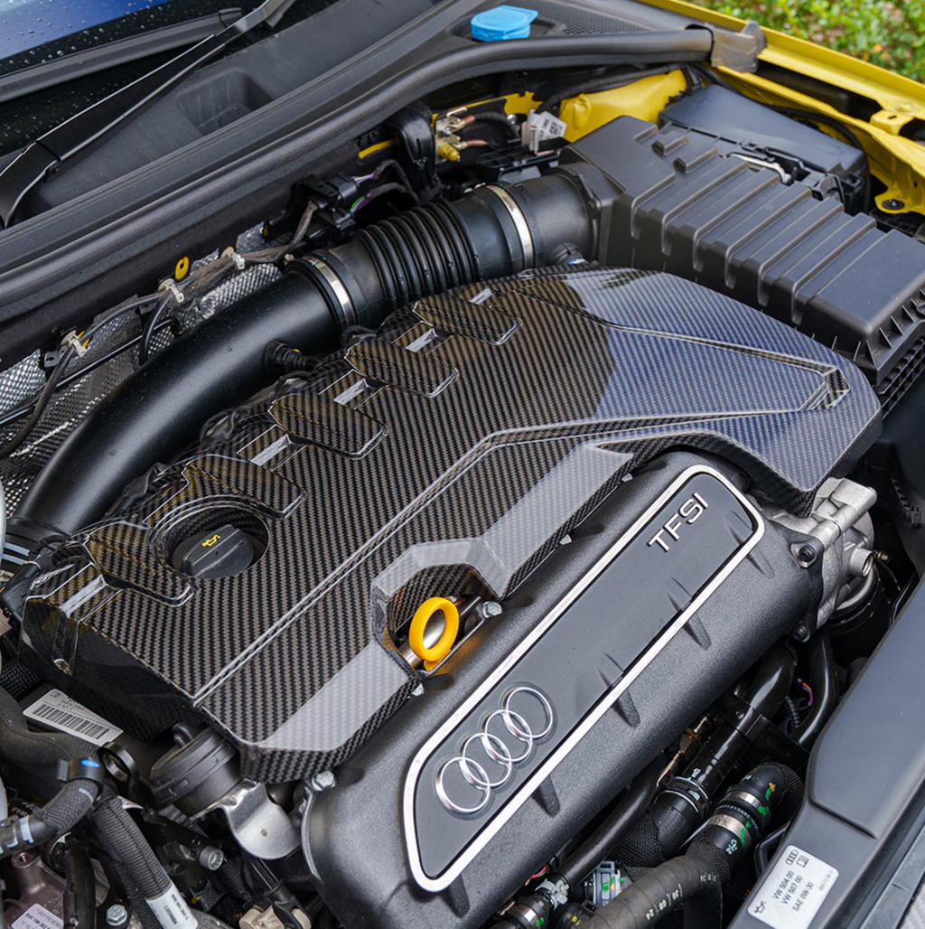 Audi RS3 8Y Facelift Carbon Motorabdeckung Kit - CT Design