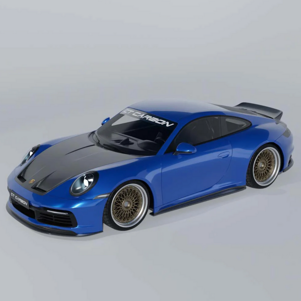 Porsche 992 Carbon Seitenschweller komplett - CT Design