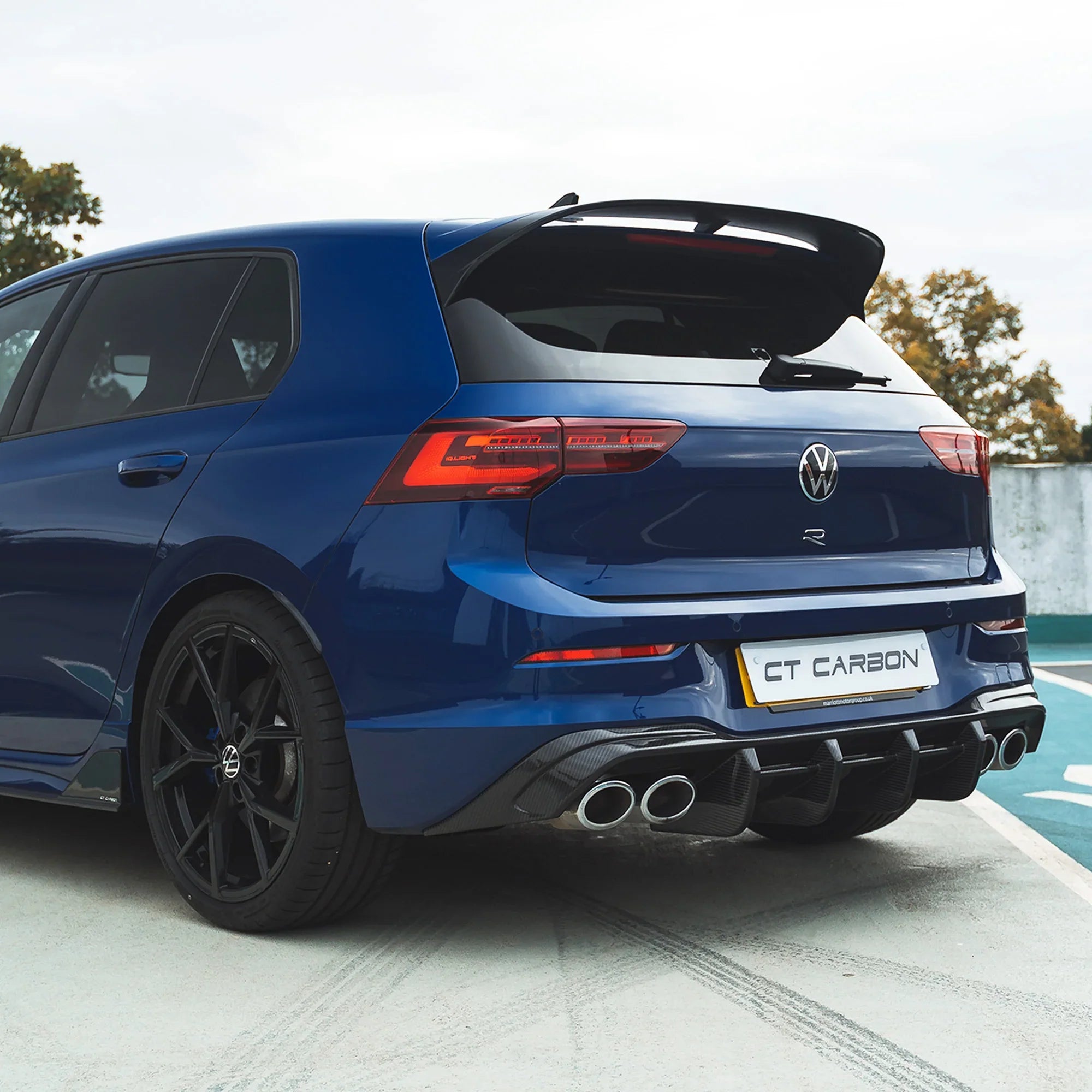 VW GOLF 8R Carbon Heckdiffusor - CT Design