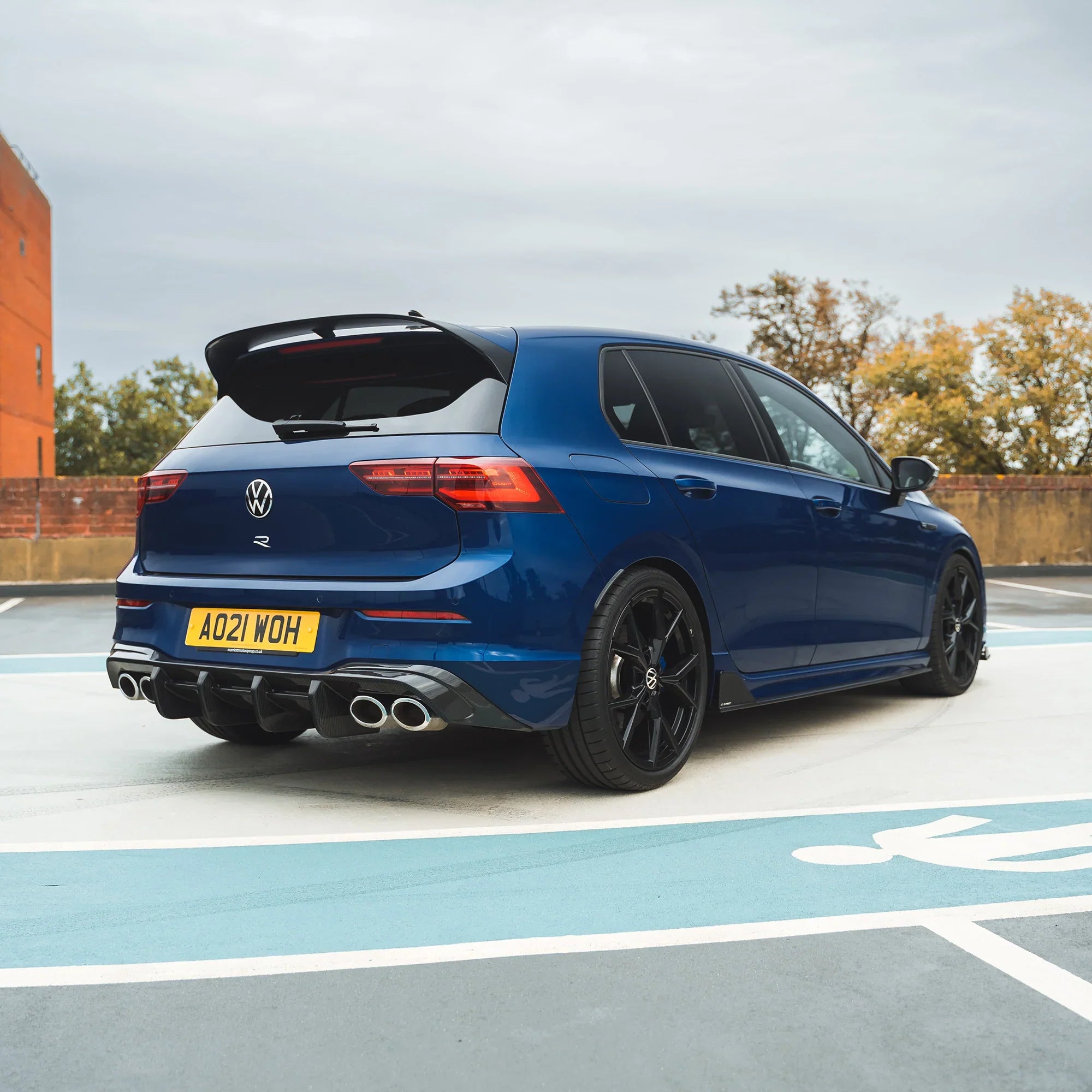 VW GOLF 8R Carbon Heckdiffusor - CT Design