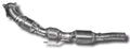 HJS Downpipe (mit ECE Zulassung) Audi A3 1.8i/2.0i (8P) 2WD / 160/200 PS / Ø70 mm