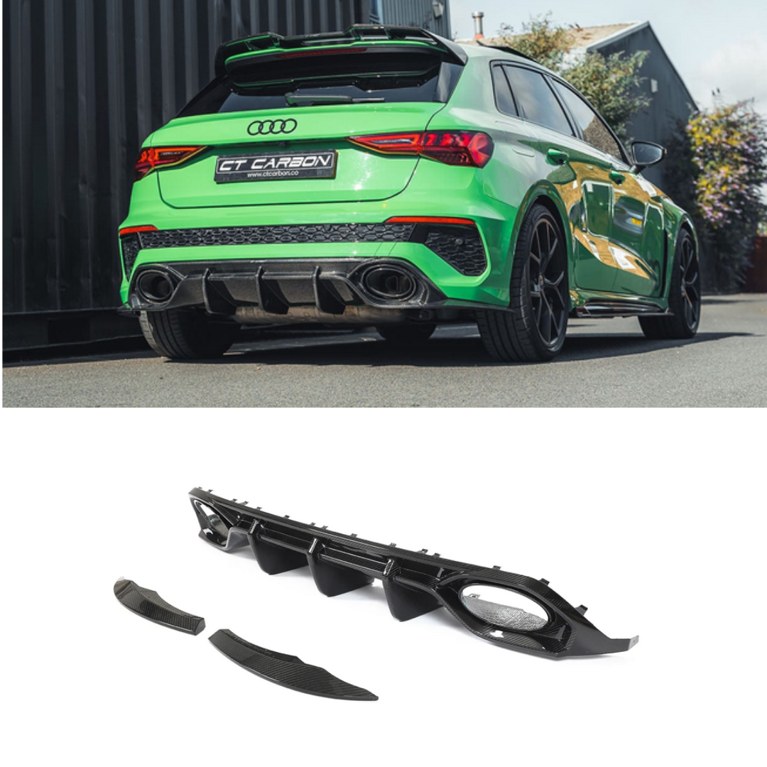 AUDI RS3 8Y Sportback Carbon Heckdiffusor - CT Design