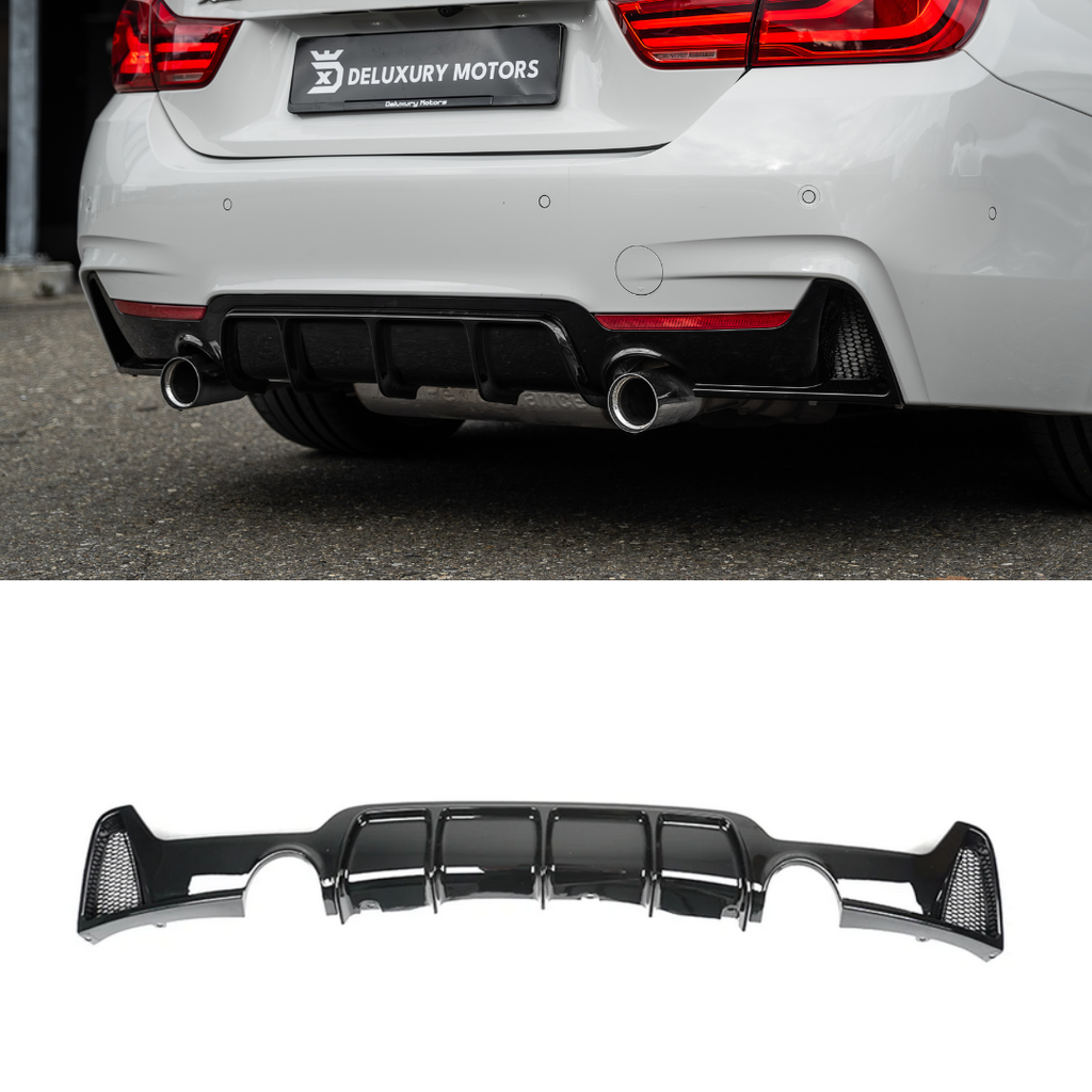BMW 4er Fx Heckdiffusor schwarzglanz - CT Design