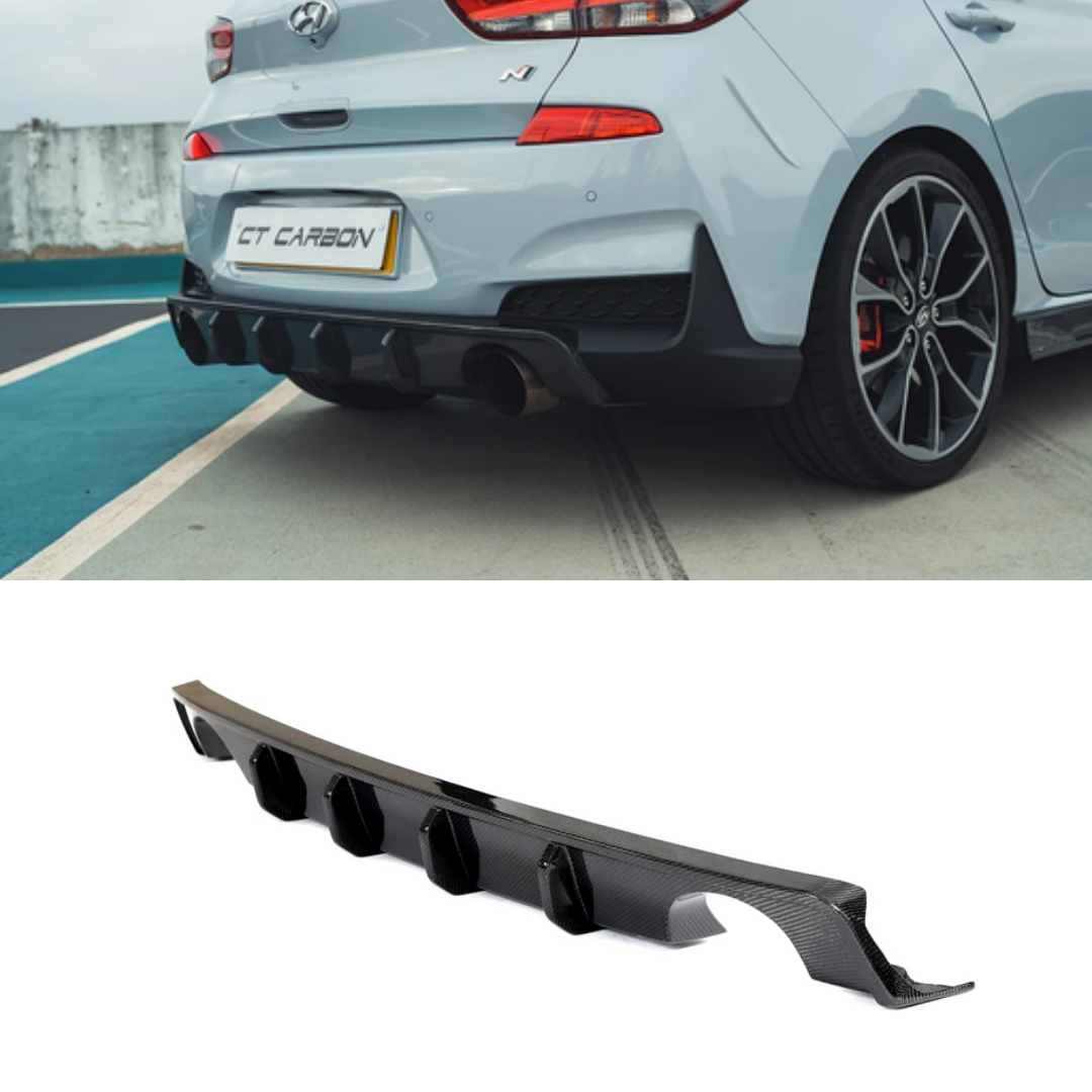 Hyundai I30N Vorfacelift Carbon Diffusor - CT Design