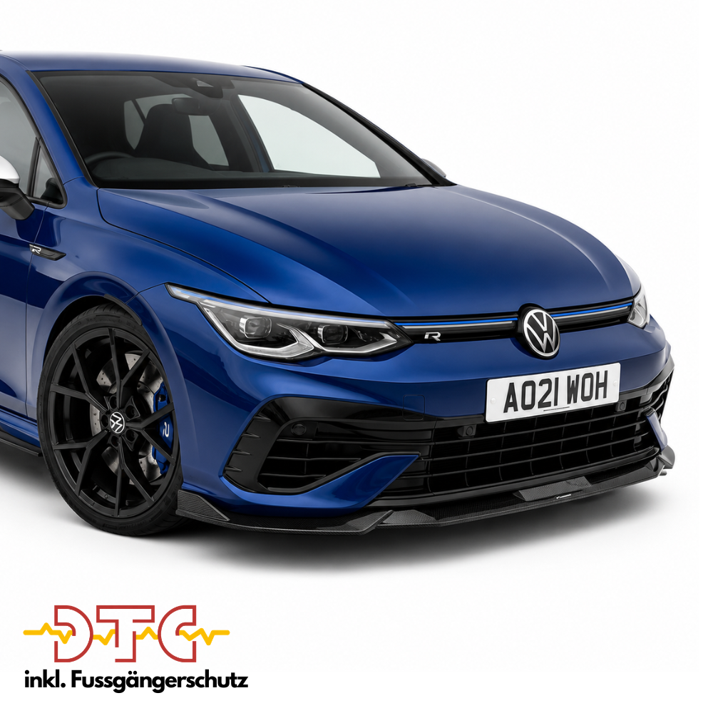 VW GOLF 8R Carbon Frontlippe - CT Design | DTC Gutachten