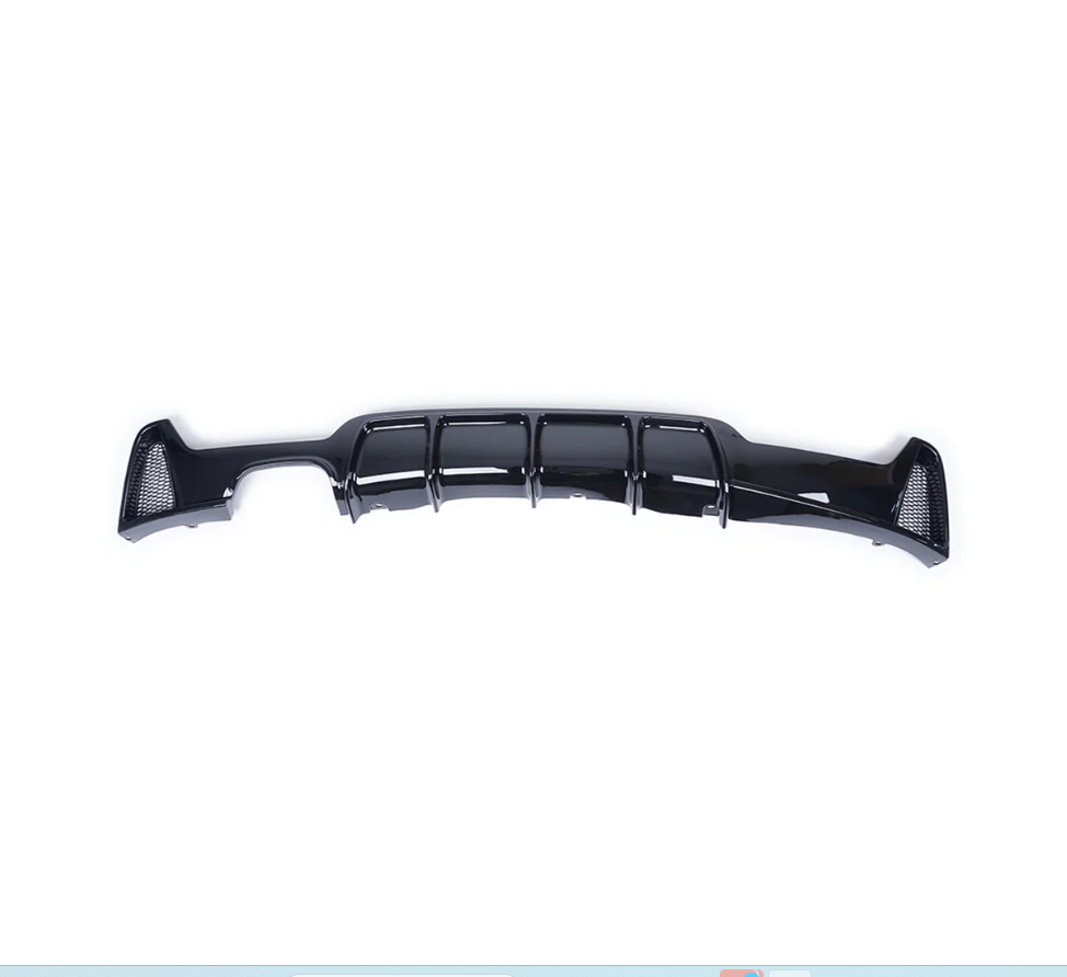 BMW 4er Fx Double Heckdiffusor schwarzglanz - CT Design