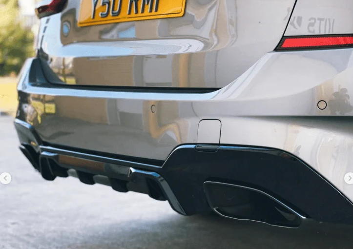 BMW 3er G20/G21 Heckdiffusor schwarzglanz V2 - CT Design