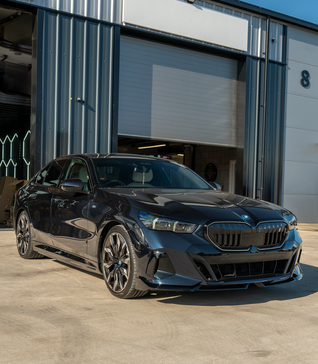 BMW 5er G60 & I5 Frontlippe schwarzglanz - CT Design