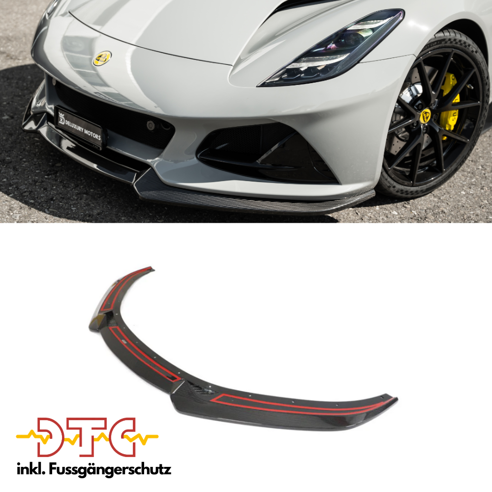 Lotus Emira Carbon Frontspoiler - CT Design | DTC Gutachten