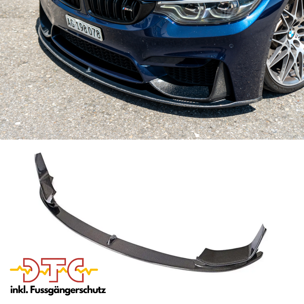 BMW M3/M4 F8X Frontlippe CT - MP Design | DTC Gutachten